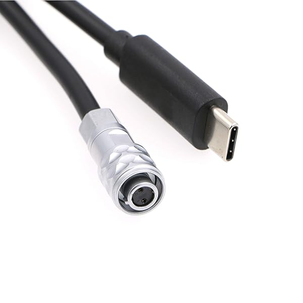 Alvin's Cables Alvins Cables BMPCC 4K 6K Trigger Power Cable USB C Type C PD to Weipu SF61B S2 2 Pin for Blackmagic Pocket Cinema Camera 19.7in 50cm - View 5 of 5