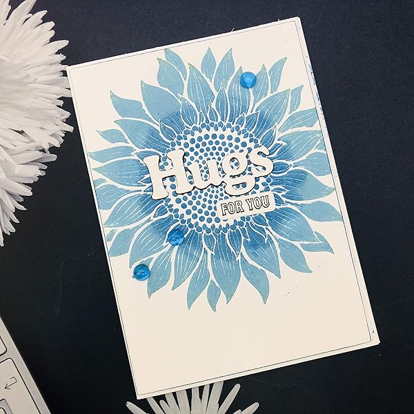 alinacutle Alinacutle 22PC Word Metal Die Cut Set for Scrapbooking & DIY Cards - Good Wishes & Shadow Frame Designs - View 11 of 11