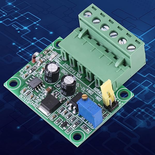 Kuuleyn Frequency to Voltage Converter Module 1-3KHZ PWM Signal to Voltage Converter Digital Analog Board for Fast and Accurate Signal Conversion - View 4 of 11