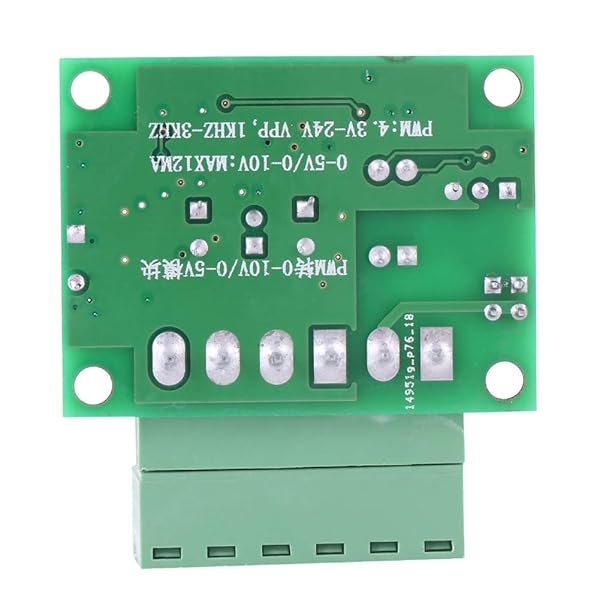 Kuuleyn Frequency to Voltage Converter Module 1-3KHZ PWM Signal to Voltage Converter Digital Analog Board for Fast and Accurate Signal Conversion - View 7 of 11