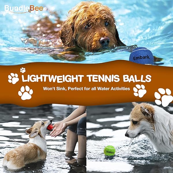Petite Paws BundleBee Squeaky Mini Tennis Balls for Small Dogs 1.5 Inch 6 Pack Interactive Fetch Dog Toys for Training and Positive Reinforcement - View 9 of 10