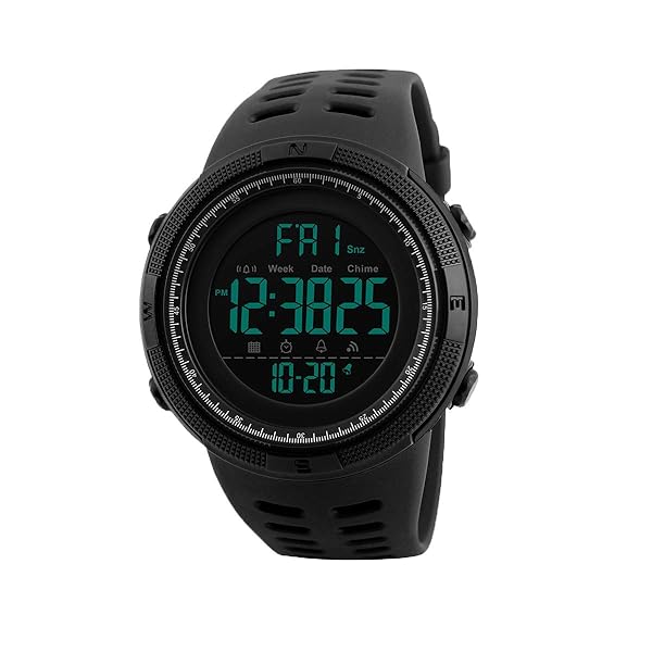 L LAVAREDO L LAVAREDO Mens Digital Sports Military Watch Waterproof Outdoor Chronograph with LED Backlight Alarm Date for Men