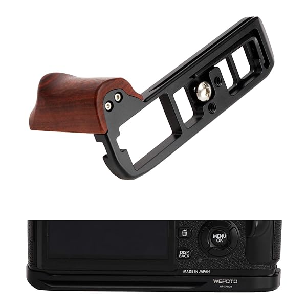 WEPOTO WEPOTO XPRO2-2R Hand Grip Quick Release Plate L Bracket for Fujifilm X-PRO2 Camera Aluminium Padauk - View 5 of 8