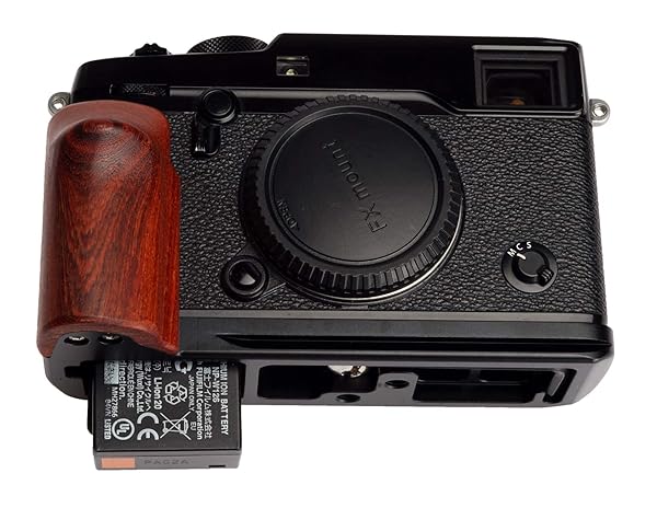WEPOTO WEPOTO XPRO2-2R Hand Grip Quick Release Plate L Bracket for Fujifilm X-PRO2 Camera Aluminium Padauk - View 8 of 8