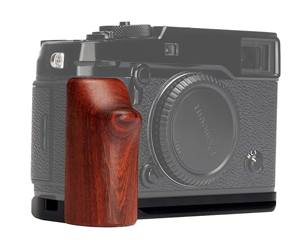 WEPOTO WEPOTO XPRO2-2R Hand Grip Quick Release Plate L Bracket for Fujifilm X-PRO2 Camera Aluminium Padauk