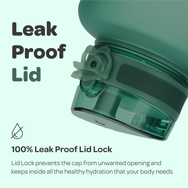 Hydracy Hydracy 64 oz Water Bottle with Time Marker & Fruit Infuser - BPA Free, Leak Proof, Perfect for Gym & Outdoor Activities - View 5 of 10