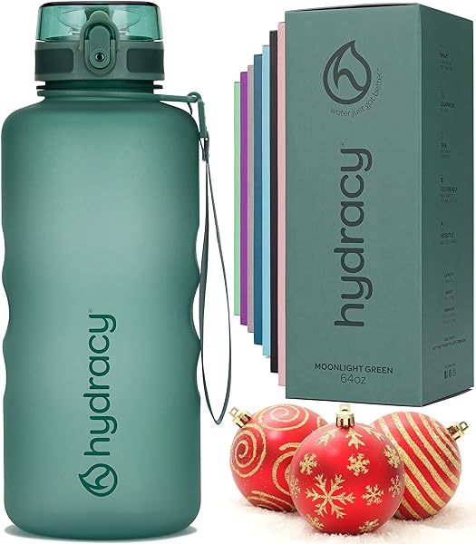 Hydracy Hydracy 64 oz Water Bottle with Time Marker & Fruit Infuser - BPA Free, Leak Proof, Perfect for Gym & Outdoor Activities - View 2 of 10