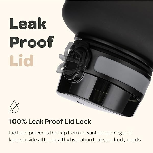 Hydracy Hydracy 64 oz Motivational Water Bottle: Leak-Proof, Time Marker, Fruit Infuser - Perfect Gym & Gift Choice! - View 6 of 11