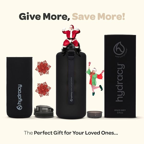 Hydracy Hydracy 64 oz Motivational Water Bottle: Leak-Proof, Time Marker, Fruit Infuser - Perfect Gym & Gift Choice! - View 8 of 11