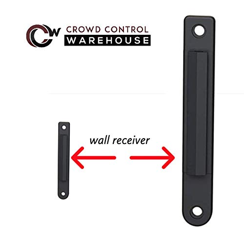Crowd Control Warehouse Crowd Control Warehouse WMB-220 Wall Mounted Retractable Belt Barrier Yellow Case 15ft Caution DO NOT Enter Belt - View 5 of 5