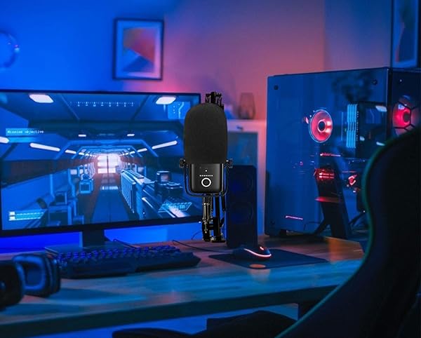 SUNMON Wave 3 Pop Filter Professional Mic Windscreen Foam Cover for Elgato Wave USB Condenser Microphone Reduces Pops and Hisses by SUNMON - View 6 of 7