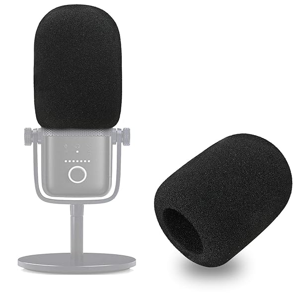 SUNMON Wave 3 Pop Filter Professional Mic Windscreen Foam Cover for Elgato Wave USB Condenser Microphone Reduces Pops and Hisses by SUNMON