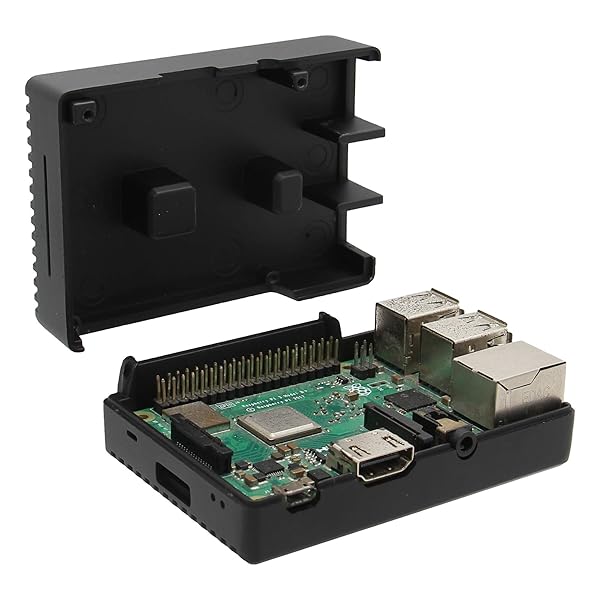 Geekworm Geekworm Raspberry Pi 3 B Plus Case Aluminum Alloy Heavy Duty Cooling Metal Case with Heatsink Compatible with Raspberry Pi 3 Model B - View 7 of 9