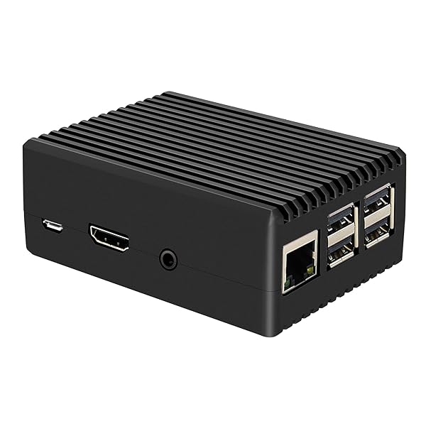 Geekworm Geekworm Raspberry Pi 3 B Plus Case Aluminum Alloy Heavy Duty Cooling Metal Case with Heatsink Compatible with Raspberry Pi 3 Model B - View 9 of 9