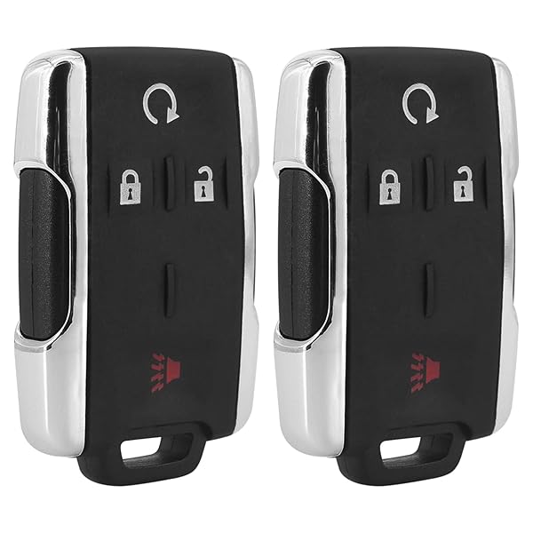 CAUORMOTE Key Fob Replacement for Chevrolet Keyless Entry Remote 2014-2020 Chevy Silverado Colorado 2015-2021 GMC Sierra Canyon M3N32337100 2 Pack - View 2 of 7