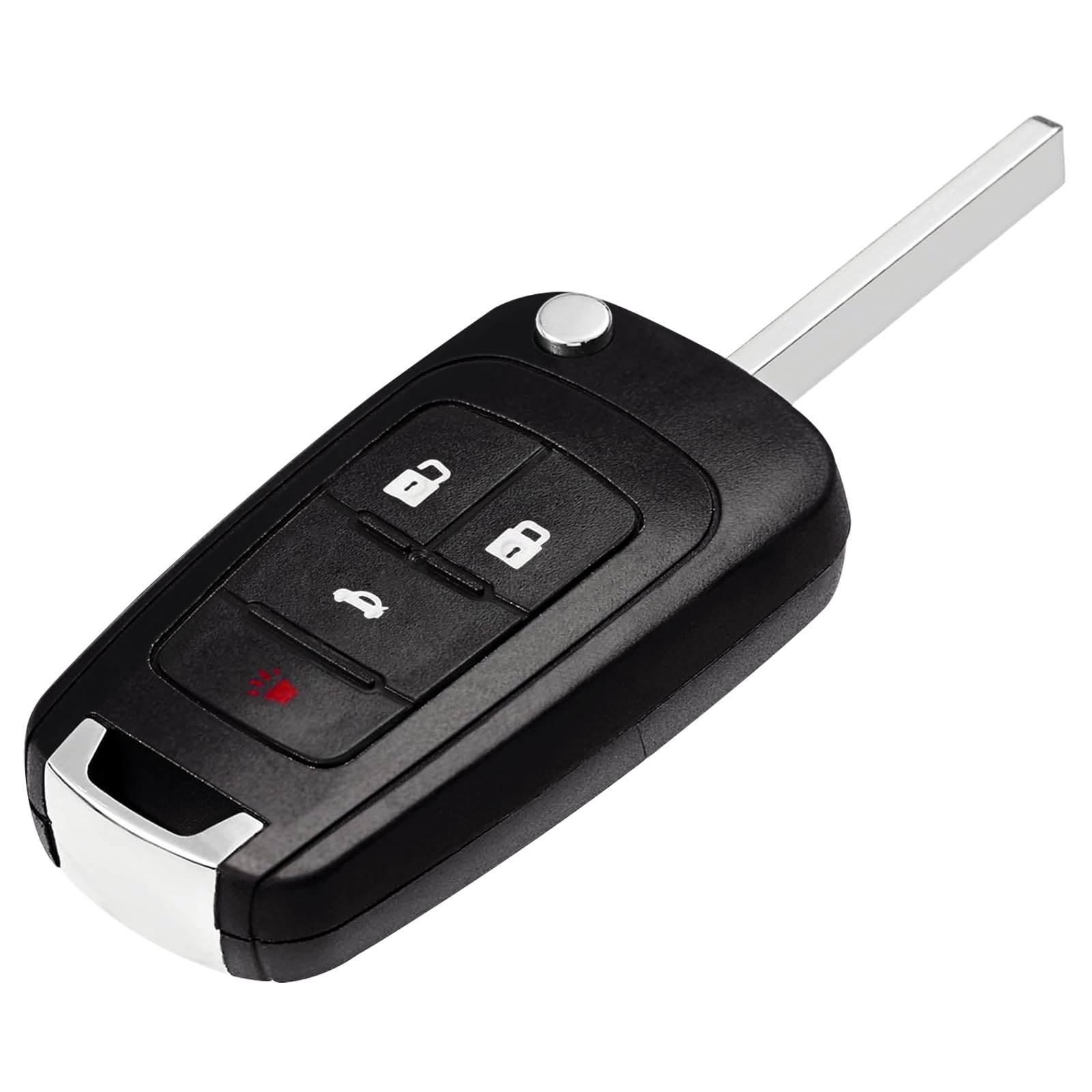 Flip Car Key Fob for Chevy 2 Pcs Keyless Entry Remote Compatible with 2010-2021 Chevy Models and Buick GMC Vehicles - View 9 of 9