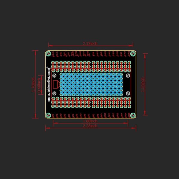 Treedix Treedix Breakout Board for Raspberry PI PICO Flexible PCB Shield with Terminal Block and Pin Header - View 7 of 7