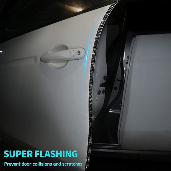 eing Door Edge Anti-Scratch Sticker Bumper Protection Tape Rubber Strip Car Door Guard 4Pack Black 90cm for Ultimate Vehicle Protection - View 3 of 7