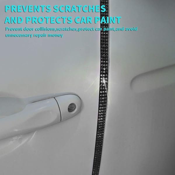eing Door Edge Anti-Scratch Sticker Bumper Protection Tape Rubber Strip Car Door Guard 4Pack Black 90cm for Ultimate Vehicle Protection - View 4 of 7