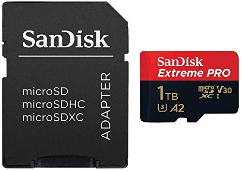 Everything But Stromboli SanDisk 1TB Extreme Pro MicroSD Card with Adapter for GoPro Hero 9 8 Max 360 U3 V30 4K A2 Class 10 and Everything But Stromboli Reader - View 3 of 7