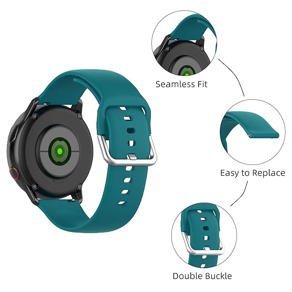 E ECSEM ECSEM Replacement Bands for Yamay SW020 SW021 SW023 Smart Watch 6 Pack Durable Straps - View 4 of 8