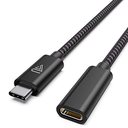 Faracent Faracent USB Type C Extension Cable 6Ft USB 3.1 Male to Female Braided Data Cord for PSVR2 MacBook Air iPad Pro Surface Samsung Galaxy Black - View 2 of 8