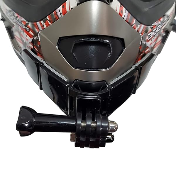 QKOO QKOO Motorcycle Helmet Chin Mount Kit Compatible with GoPro Hero 13 12 11 10 9 8 7 6 5 4 Session DJI Osmo Action AKASO SJCAM - View 10 of 11