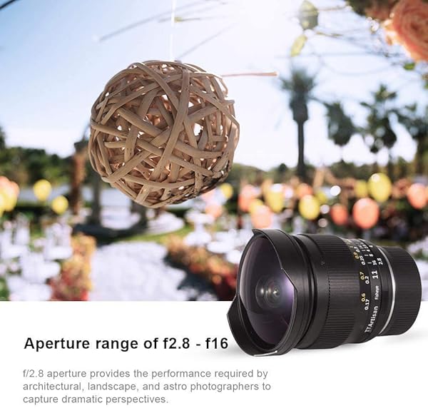 TTARTISAN TTArtisan 11mm F2.8 Ultra Wide Fisheye Lens for Sony E Mount A7 Series Cameras - View 8 of 9