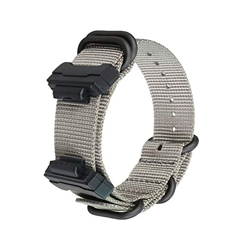 Lijinlan Durable Conversion Nylon Strap Adapter Kit for Casio G-Shock DW6900 DW5600 GW9400 GDF100 GA100 GD120 GL7200 Series Black - View 7 of 7