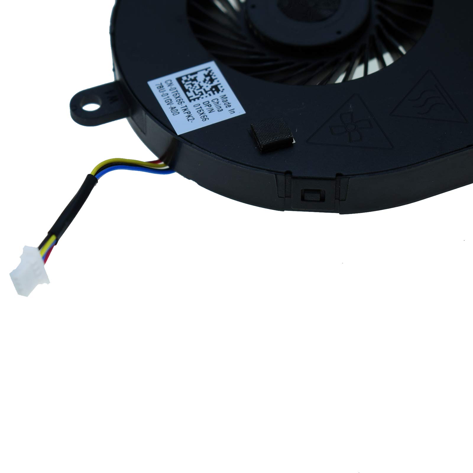 Rangale CPU Cooling Fan with Heatsink for Dell Inspiron 5565 5567 5767 15.6 Inch Integrated Graphics Laptop T6X66 0T6X66 - View 5 of 6