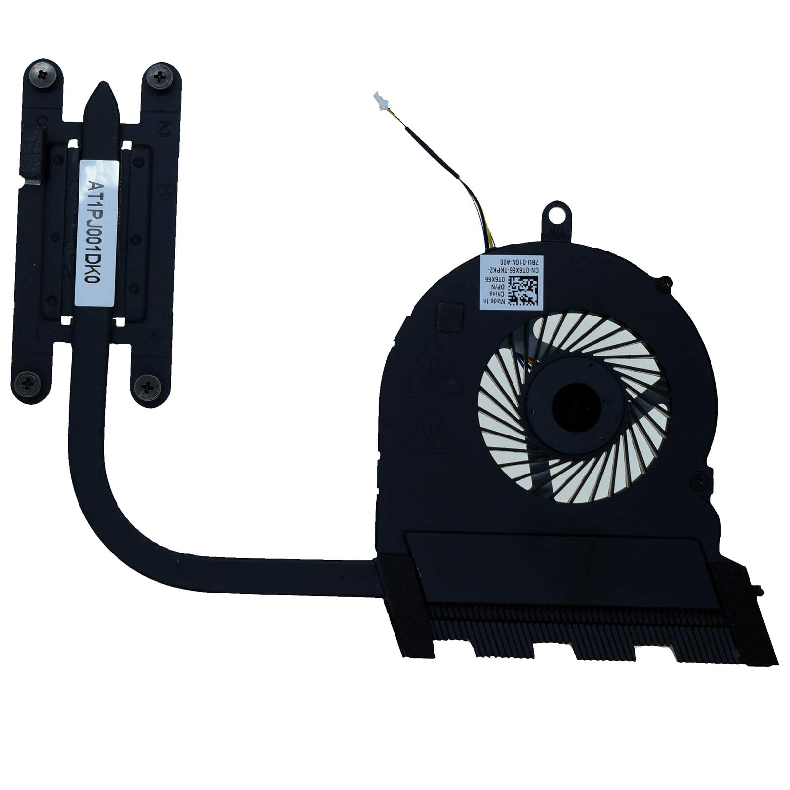 Rangale CPU Cooling Fan with Heatsink for Dell Inspiron 5565 5567 5767 15.6 Inch Integrated Graphics Laptop T6X66 0T6X66