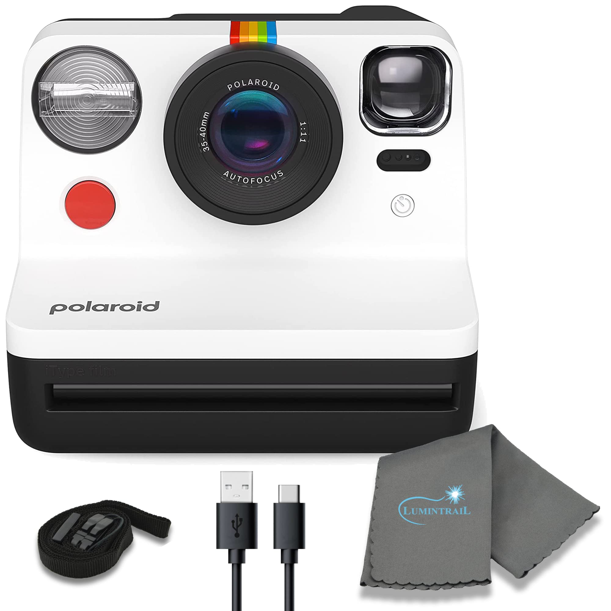 Polaroid Cameras Gen 2 I-Type Instant Film Camera for Instant Photos Great Gift Bundle with Lens Cleaning Cloth