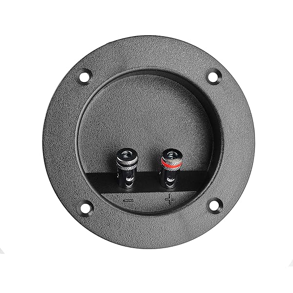 NVX NVX VBTERM2 Round Push Style Terminal Cups with Chrome Plated Contacts for Enhanced Audio Performance - View 3 of 5