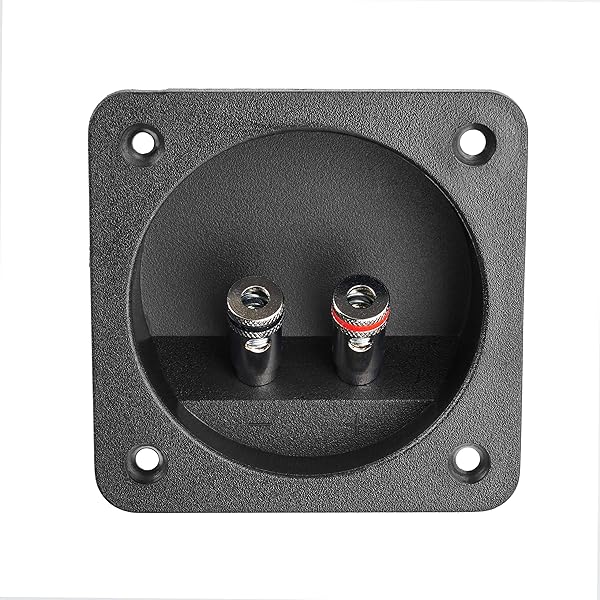 NVX NVX NBTERM2 Square Push Style Terminal Cups with Chrome Plated Contacts for Enhanced Audio Performance - View 3 of 5