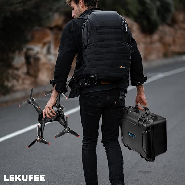 Lekufee LEKUFEE Waterproof Hard Case for DJI FPV Drone and Accessories Compatible with DJI Goggles 2 and Motion Controller Case Only - View 6 of 8