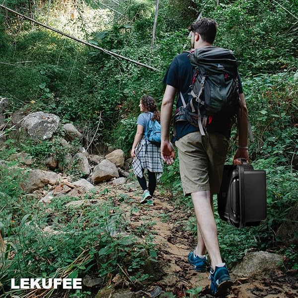 Lekufee LEKUFEE Waterproof Hard Case for DJI FPV Drone and Accessories Compatible with DJI Goggles 2 and Motion Controller Case Only - View 8 of 8