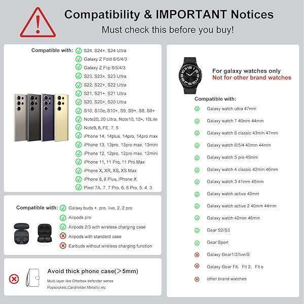 Phelinta Fast Wireless Charger for Samsung Galaxy S24/S23/Note 20 & Galaxy Watch/Buds - Charging Station (Adapter Not Included) - View 4 of 9