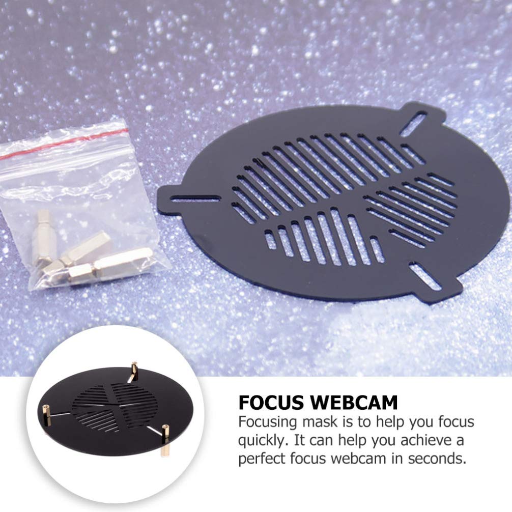 Scicalife Scicalife 60mm Bahtinov Focusing Mask for Telescopes Aluminum Alloy Dew Shield for Sky Watcher Refractors Black - View 3 of 9