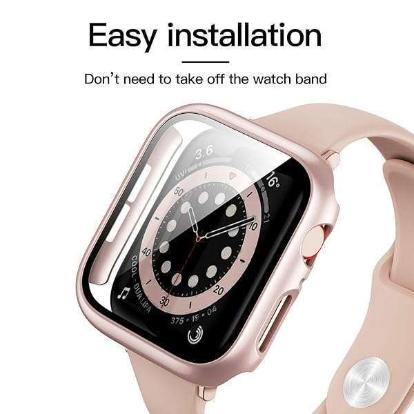 Landhoo Landhoo 6 Pack Case for Apple Watch SE (2023) - Ultra-Thin, Scratch-Resistant 40mm iWatch Accessories with Tempered Glass Protector - View 3 of 7