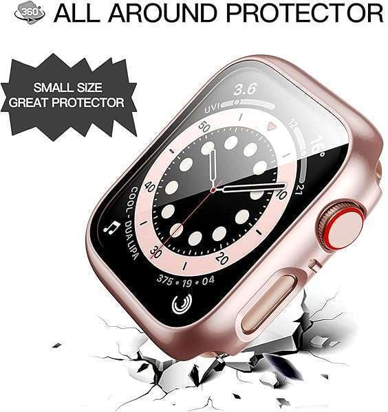 Landhoo Landhoo 6 Pack Case for Apple Watch SE (2023) - Ultra-Thin, Scratch-Resistant 40mm iWatch Accessories with Tempered Glass Protector - View 4 of 7
