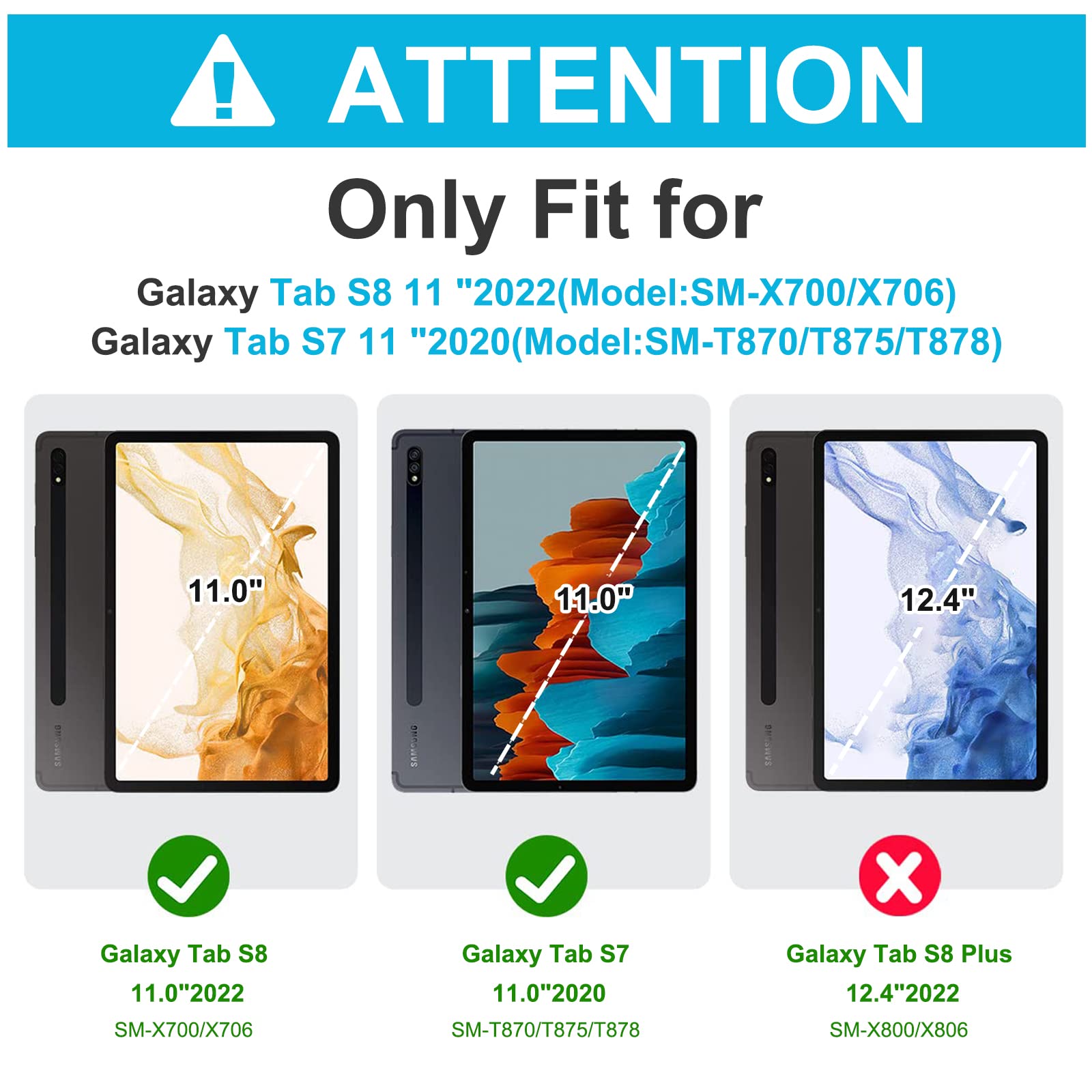 BRAECN Rugged Silicone Case for Galaxy Tab S9 S8 S7 11 Inch with Kickstand S Pen Holder 360 Grip and Shoulder Strap Colorful Pink - View 2 of 6