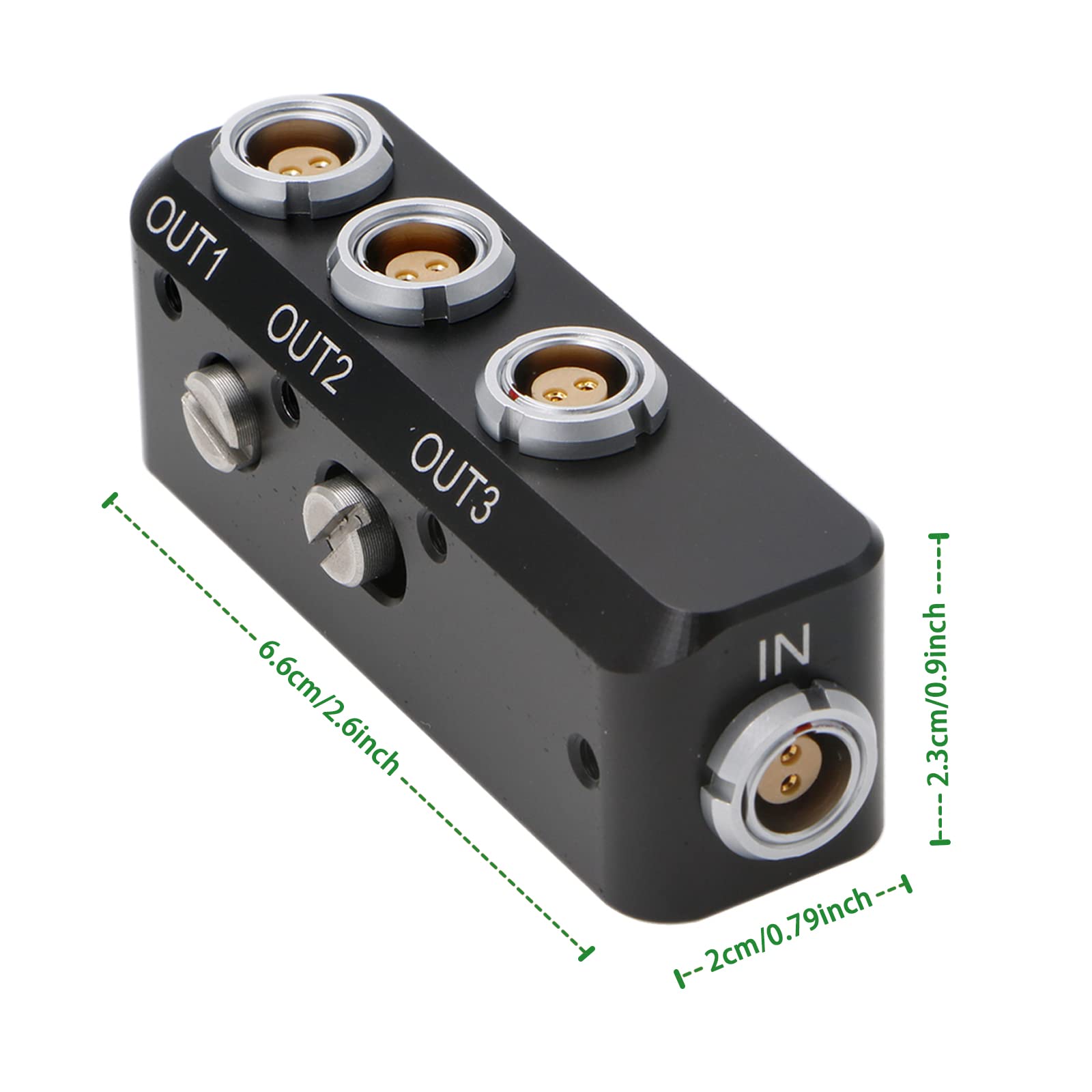 Alvins Cables 4X 2 Pin Mini Splitter Cable for Arri Alexa Steadicam Teradek Bond SmallHD Power Supply Distributor Box - View 4 of 5