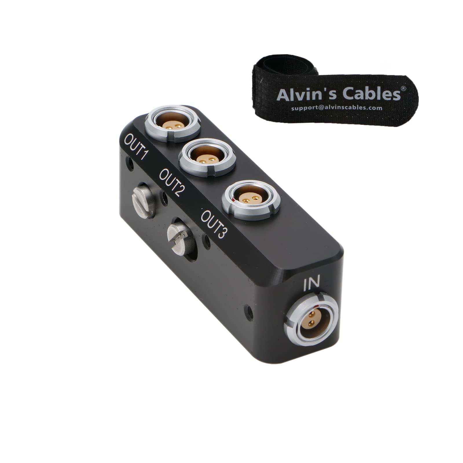 Alvins Cables 4X 2 Pin Mini Splitter Cable for Arri Alexa Steadicam Teradek Bond SmallHD Power Supply Distributor Box