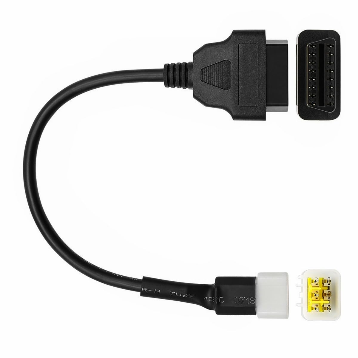 Goliton Delphi Motorcycle OBDII 6 Pin to 16 Pin OBD2 Diagnostic Adapter for Motorcycles Compatible and Efficient - View 6 of 7