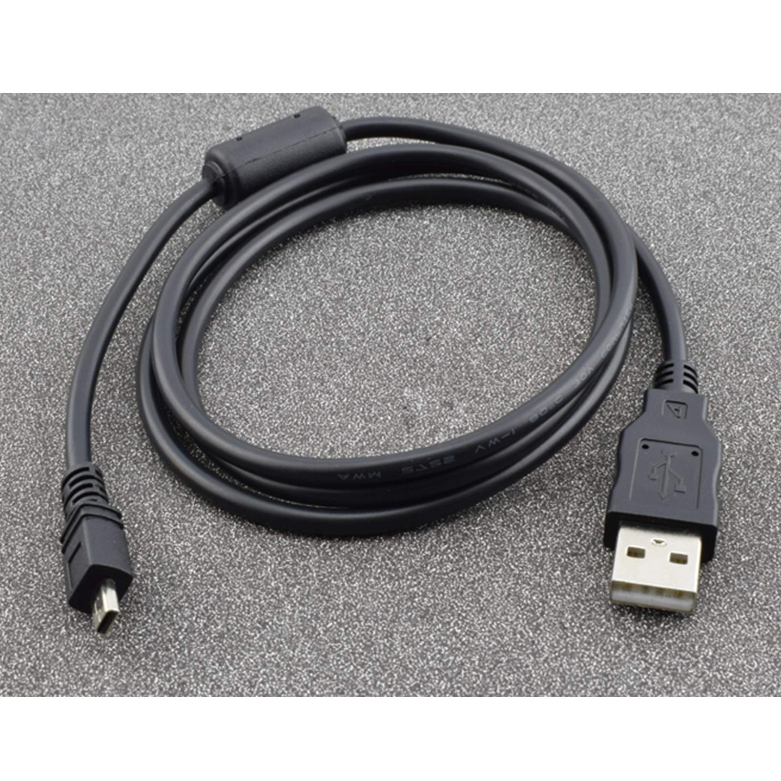Replacement USB Charging Cable for Panasonic Lumix Cameras DMC-ZS25 DMC-TZ35 G7 ZS40 ZS50 and More Black - View 5 of 5