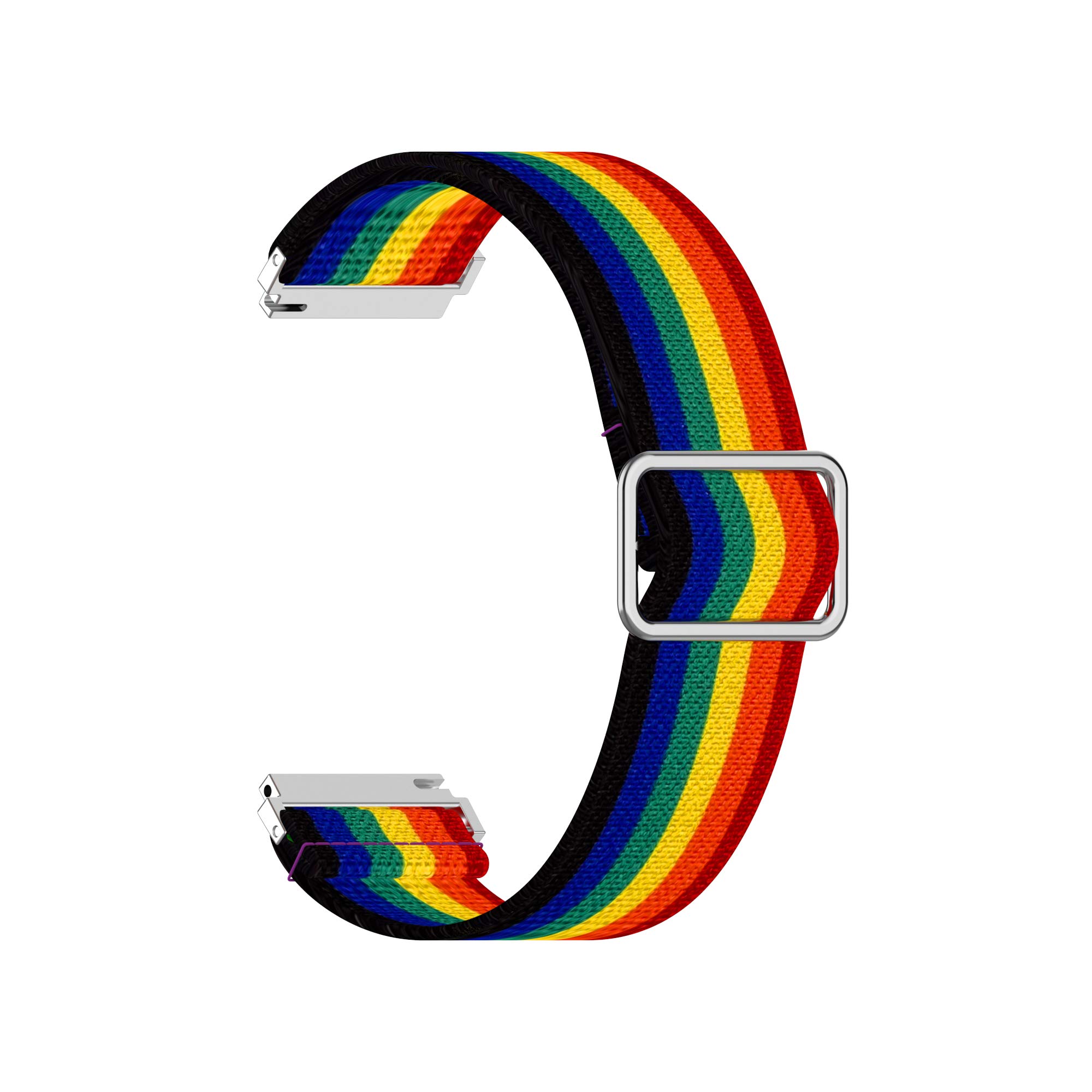 20mm Adjustable Elastic Band for Samsung Galaxy Watch 7 6 5 4 Classic Pro Quick Release Stretchy Nylon Replacement Sports Strap - View 5 of 5