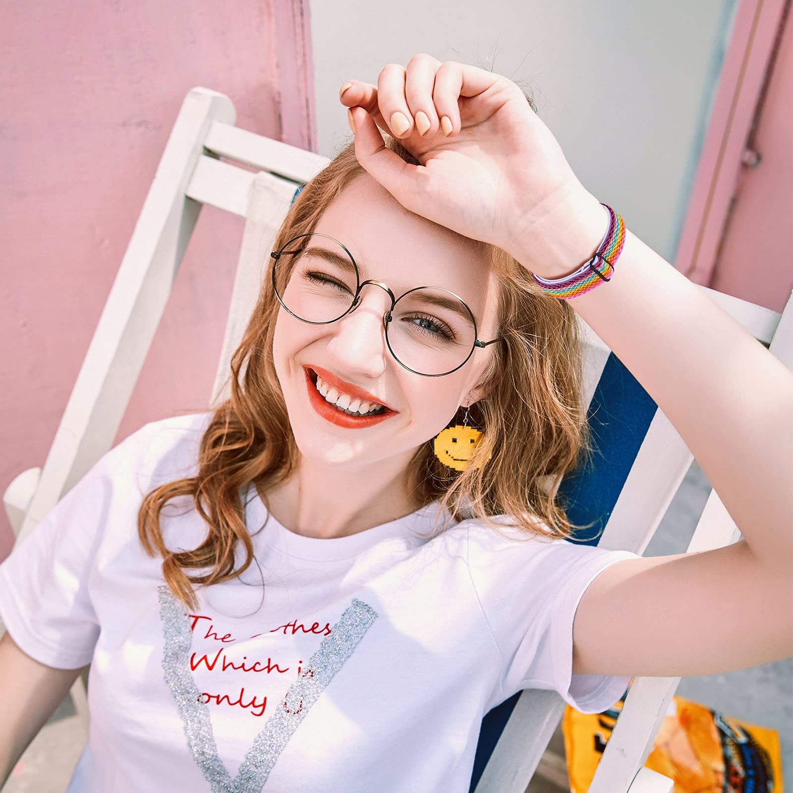 20mm Adjustable Elastic Band for Samsung Galaxy Watch 7 6 5 4 Classic Pro Quick Release Stretchy Nylon Replacement Sports Strap - View 4 of 6