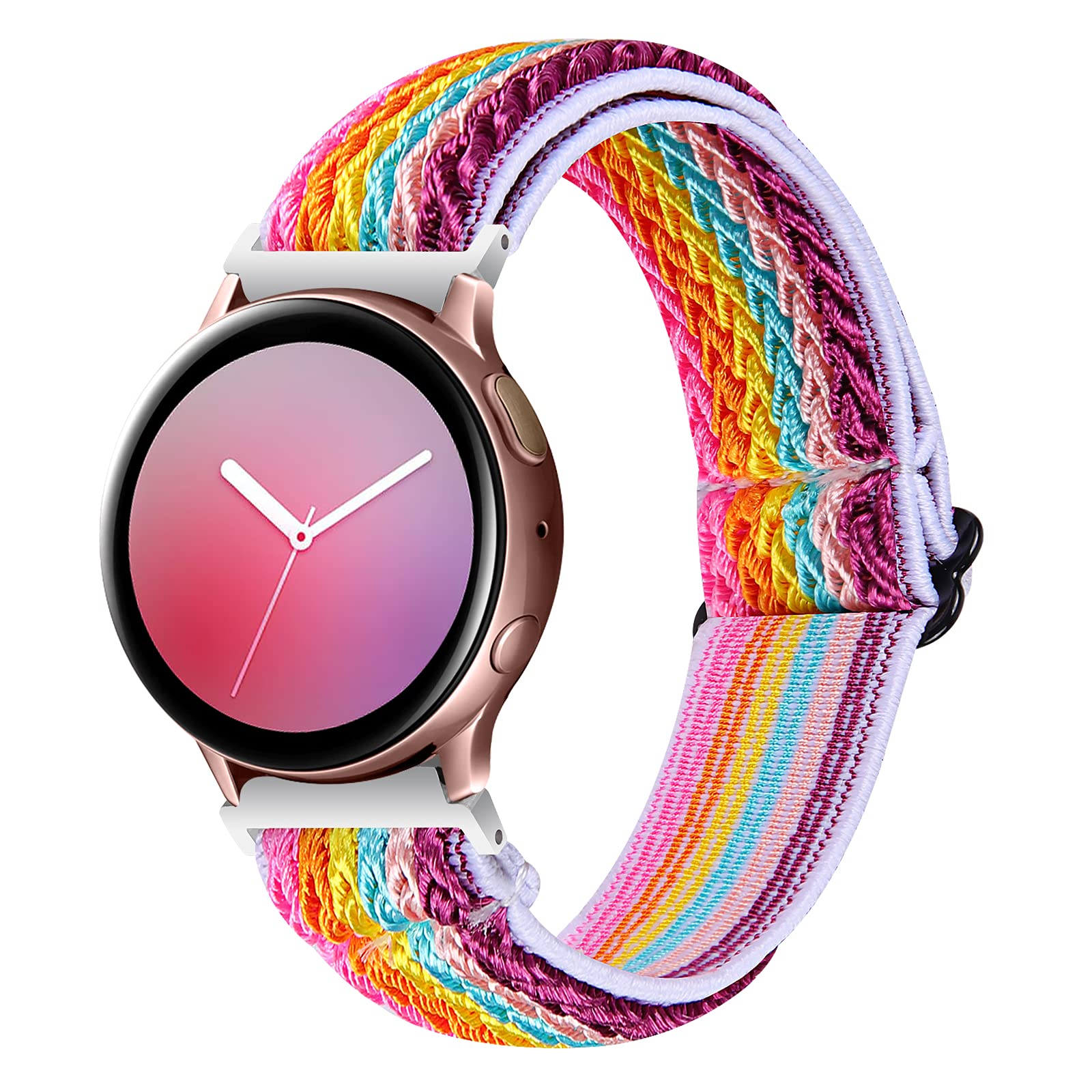 20mm Adjustable Elastic Band for Samsung Galaxy Watch 7 6 5 4 Classic Pro Quick Release Stretchy Nylon Replacement Sports Strap - View 6 of 6