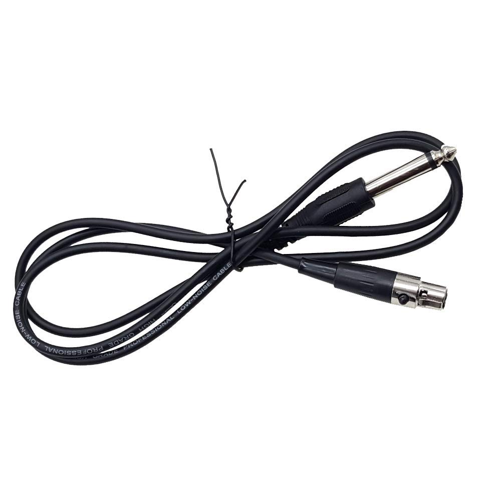 MMNNE 3FT 6.3mm 1/4inch Male Plug to Mini XLR Female 3-Pin Cable Connector Black 3.3FT - View 2 of 2