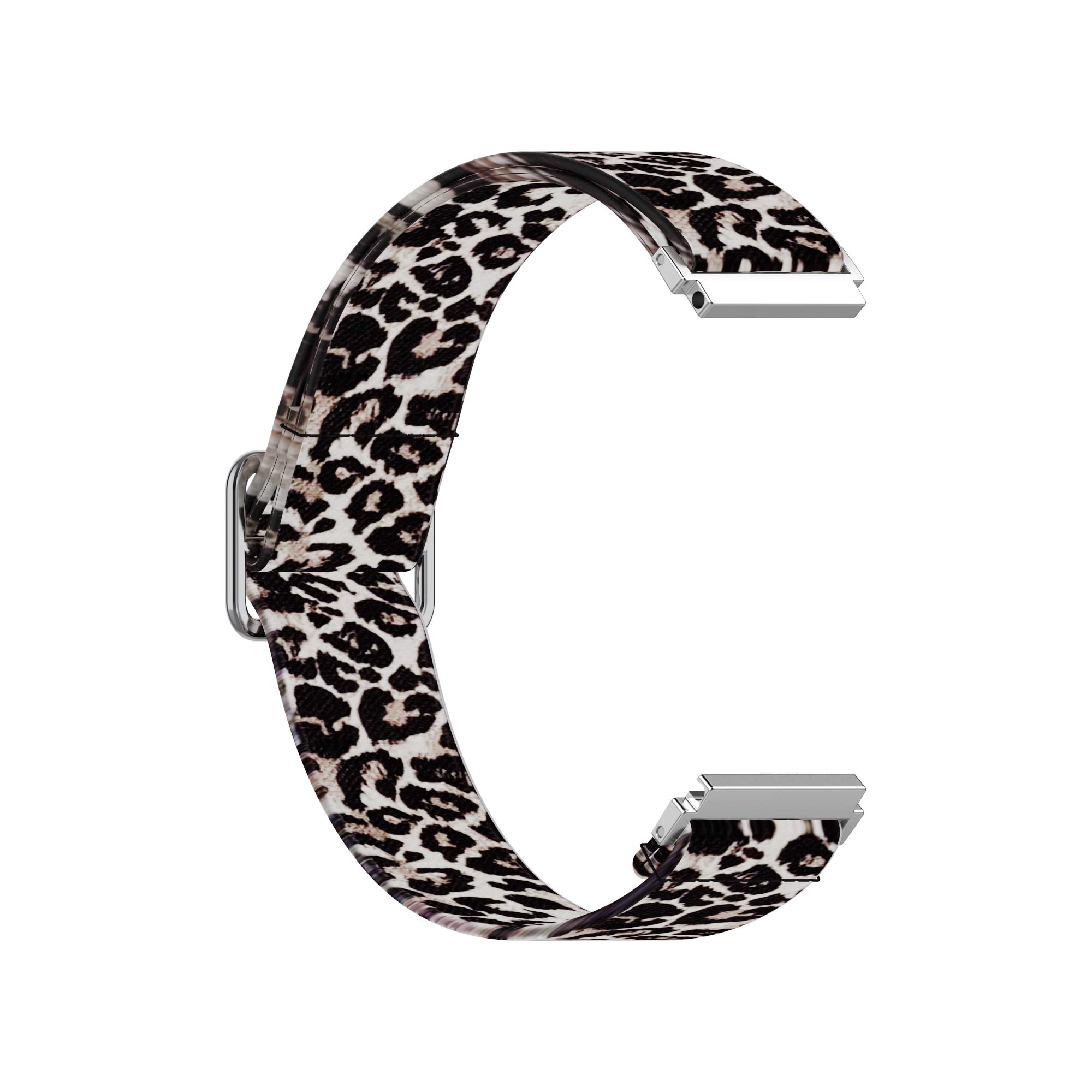FitTurn Elastic Bands for Amazfit Bip 3 GTS 3 GTS 2 GTS 2e GTS 4 Mini 2 Mini GTR 42mm Leopard Pattern Sport Strap Wristbands - View 4 of 8